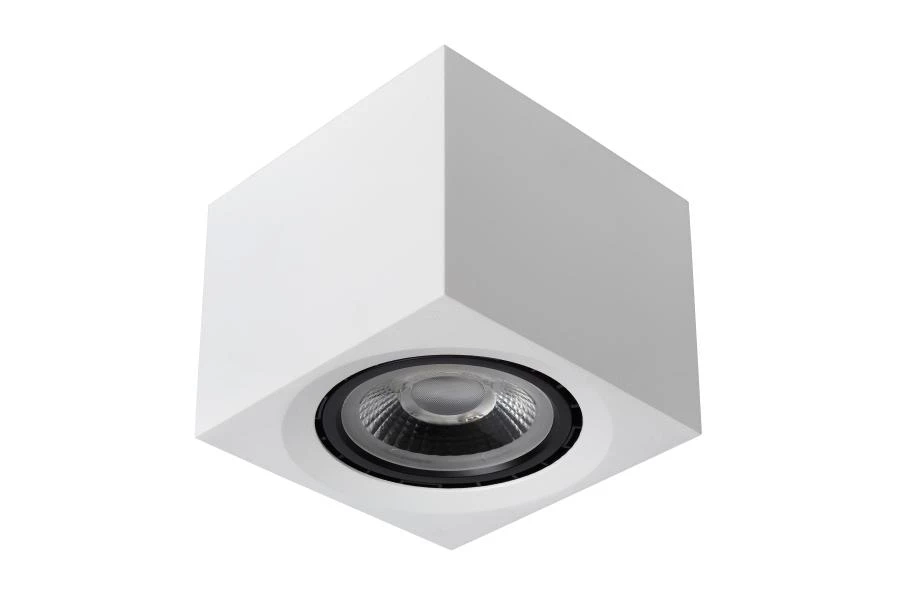 Lucide FEDLER - Spot plafond - LED Dim to warm - GU10 - 1x12W 2200K/3000K - Blanc - éteint